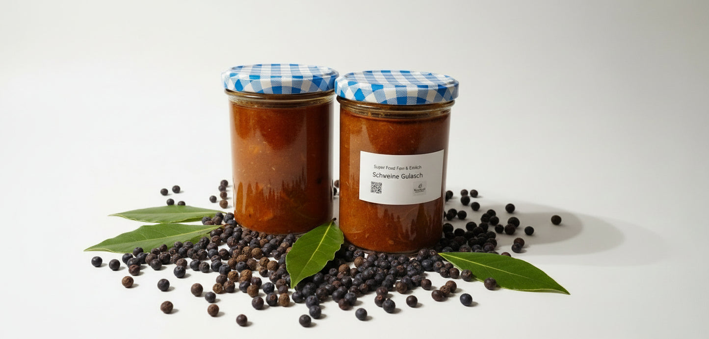 🥩 Deftiges Schweinegulasch im Glas