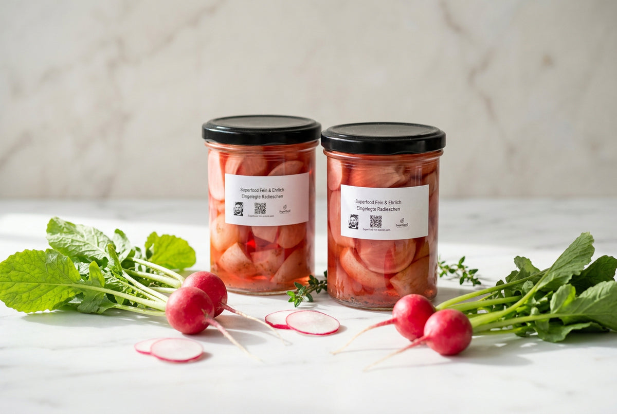 Regionale Garten-Radieschen – Knackig & Würzungsvoll Eingelegt