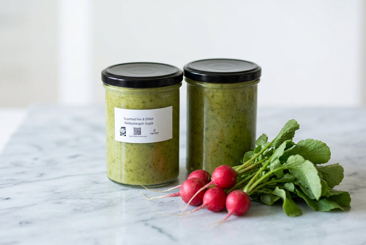 Cremige Radieschengrün-Suppe – Frisch, Pfeffrig & Nachhaltig