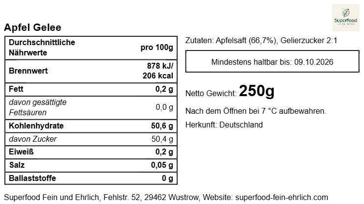 🍏 Apfel-Gelee: Die klare Essenz der Frucht