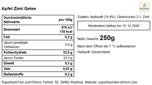 🍎 Apfel-Zimt-Gelee: Herzenswärme und feine Würze