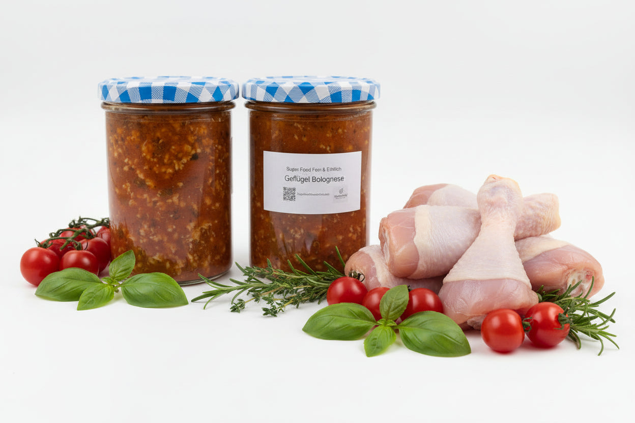 Hähnchen Bolognese im Glas – Ehrlich, Handgemacht & Proteinreich