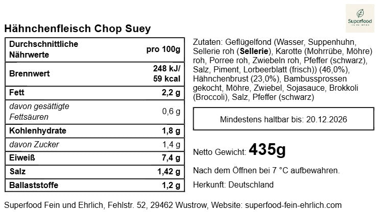🥢 Exotisches Hähnchenbrust Chop Suey 🥕