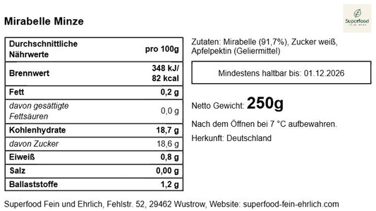 💛 Mirabelle-Minze-Marmelade: Sommerfrische mit überraschender Eleganz