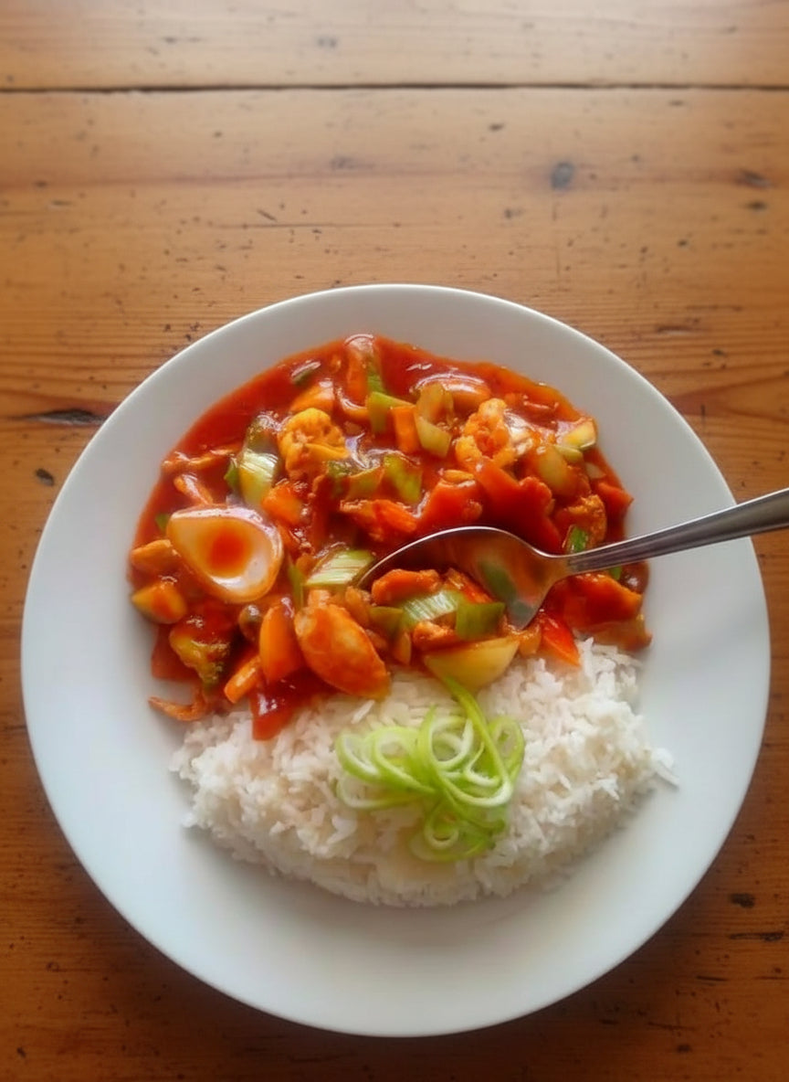 Hähnchenbrust Gong Bao
Gong Bao Huhn
Asiatische Hähnchenpfanne
Würziges Hähnchengericht
Chinesische Küche
Kung Pao Chicken
Scharfes Wokgericht
Hähnchen mit Chili
Asiatisches Pfannengericht
Exotische Gewürze
Proteinreiches Asia-Gericht
Hähnchen Wok