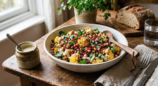 🥗 Food-Trend: Gerösteter Blumenkohl-Salat mit Tahini-Dressing