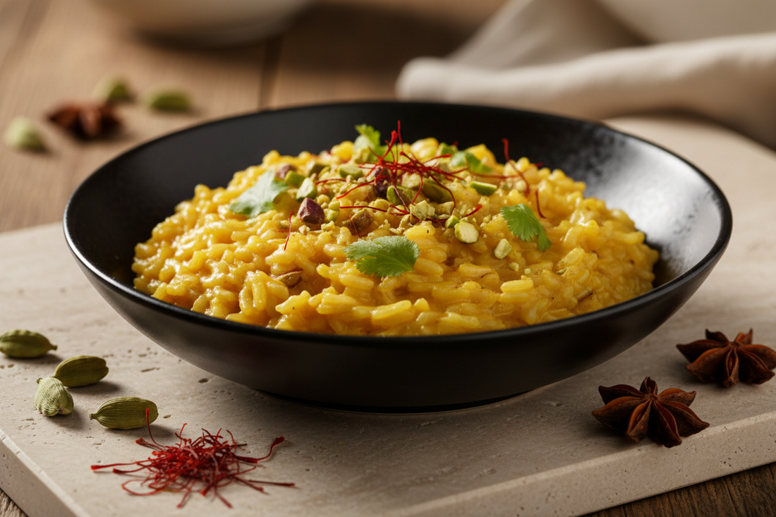 🍛 Orientalisches Safran-Risotto