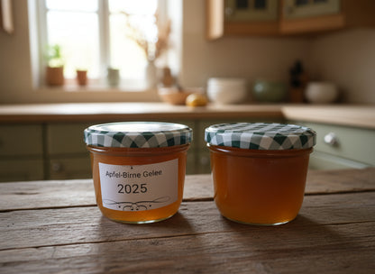 Apfel Birnen Gelee

Regionales Fruchtgelee

Apfel Birne Aufstrich

Hausgemachtes Gelee

Feinkost Gelee

Fruchtgelee im Glas

Natürlicher Brotaufstrich

Manufaktur Gelee

Saisonales Gelee

Regionaler Genuss

Apfel Birne Marmelade

Fruchtaufstrich ohne Zusatzstoffe

Frühstücksaufstrich