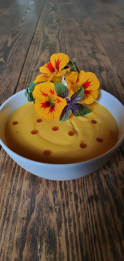 🥣 Kürbis-Kokos-Suppe vegan | Cremiger Hokkaido aus dem Glas | Superfood – fein & ehrlich 435 g