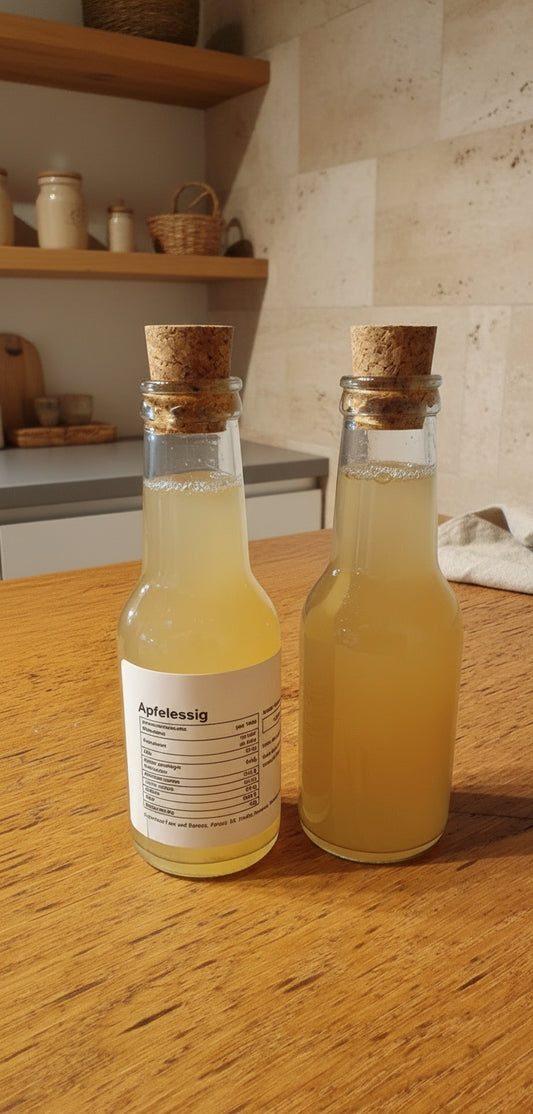🍏 Echter Genuss: Unser Hausgemachter Apfelessig (Naturtrüb)