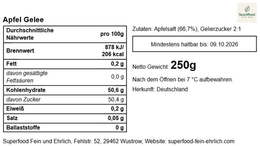 🍏 Apfel-Gelee: Die klare Essenz der Frucht
