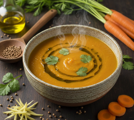 🥕 Möhren-Ingwer Suppe: Sonnige Schärfe, regional verpackt