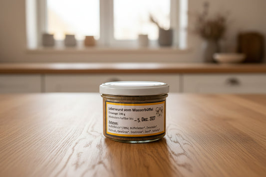 Bio Leberwurst vom Wasserbüffel (190g) – Exklusiver Genuss von Mertens Mützen