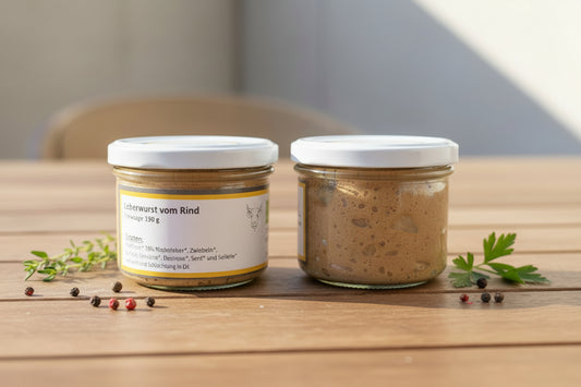 Bio Leberwurst vom Rind (190g) – Herzhaft & Edel von Mertens Mützen
