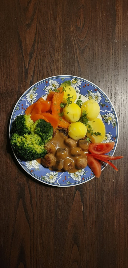 🍗 Schwedische Geflügel Köttbullar – Mild & Saftig